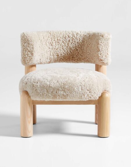 Fabric Easy Chair With Armrests
