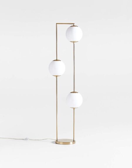 Floor Lamp With Polyester Shade